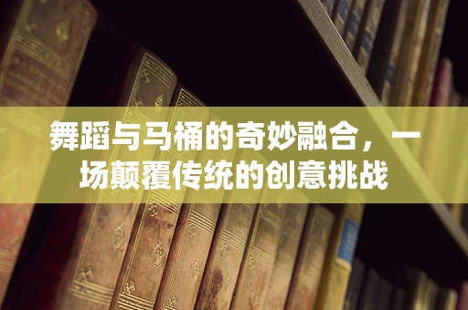 舞蹈与马桶的奇妙融合，一场颠覆传统的创意挑战