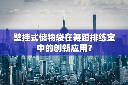 壁挂式储物袋在舞蹈排练室中的创新应用？