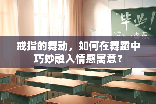戒指的舞动，如何在舞蹈中巧妙融入情感寓意？