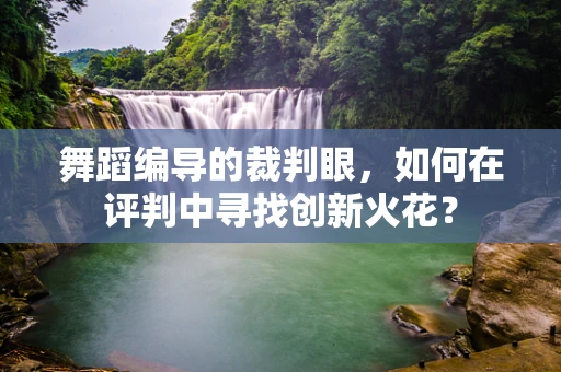 舞蹈编导的裁判眼，如何在评判中寻找创新火花？