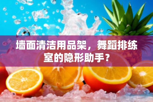 墙面清洁用品架，舞蹈排练室的隐形助手？
