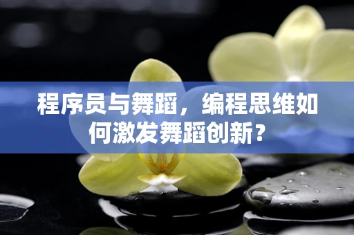 程序员与舞蹈，编程思维如何激发舞蹈创新？
