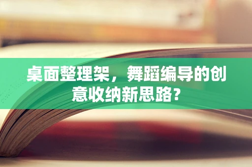 桌面整理架，舞蹈编导的创意收纳新思路？