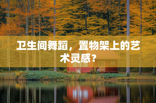 卫生间舞蹈，置物架上的艺术灵感？
