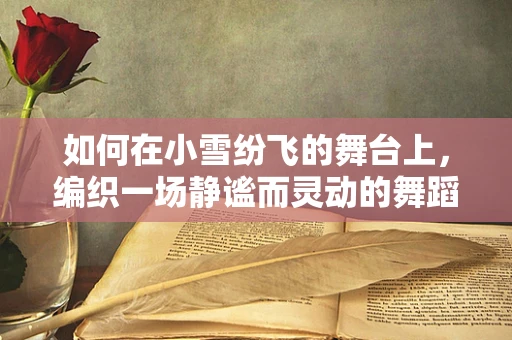 如何在小雪纷飞的舞台上，编织一场静谧而灵动的舞蹈？