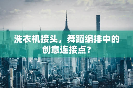 洗衣机接头，舞蹈编排中的创意连接点？