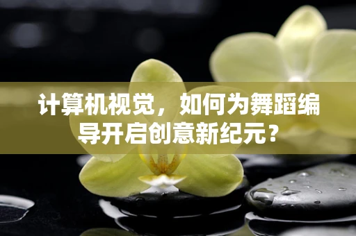 计算机视觉，如何为舞蹈编导开启创意新纪元？