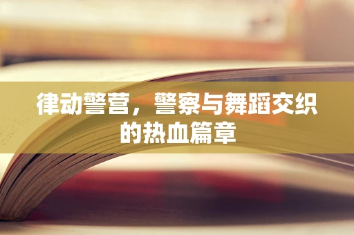 律动警营，警察与舞蹈交织的热血篇章