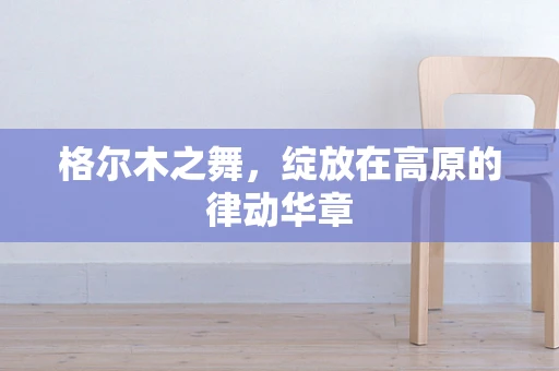 格尔木之舞，绽放在高原的律动华章