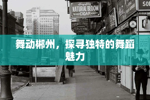 舞动郴州，探寻独特的舞蹈魅力