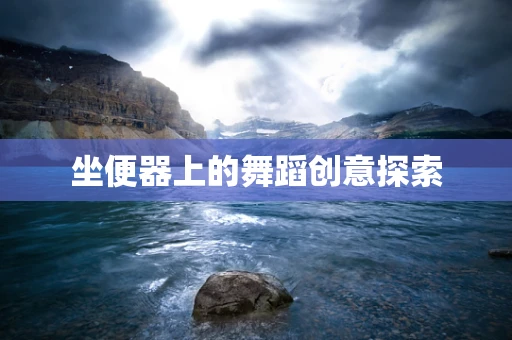 坐便器上的舞蹈创意探索