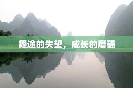 舞途的失望，成长的磨砺