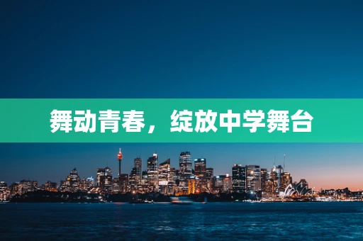 舞动青春，绽放中学舞台