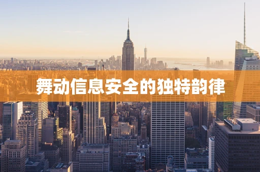 舞动信息安全的独特韵律