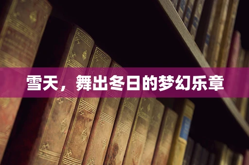 雪天，舞出冬日的梦幻乐章