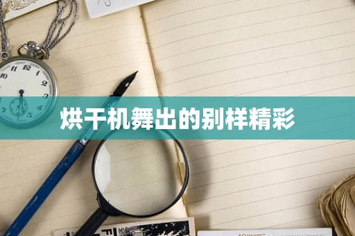 烘干机舞出的别样精彩