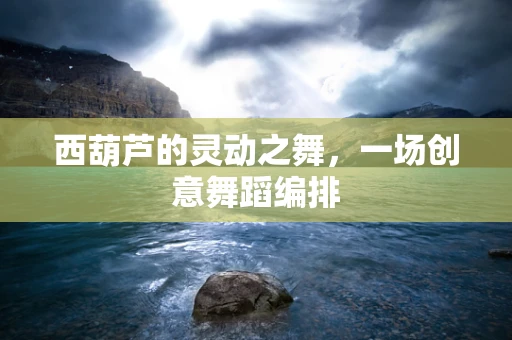 西葫芦的灵动之舞，一场创意舞蹈编排