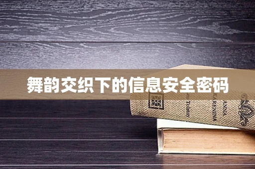 舞韵交织下的信息安全密码