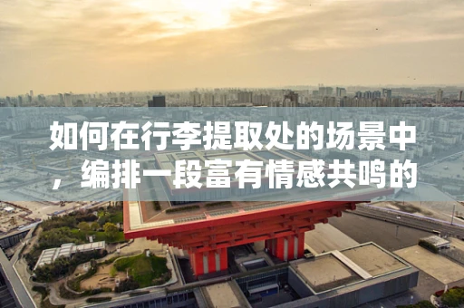 如何在行李提取处的场景中，编排一段富有情感共鸣的舞蹈？