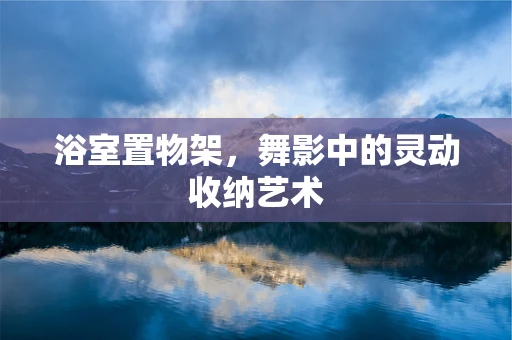 浴室置物架，舞影中的灵动收纳艺术