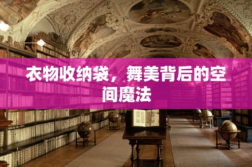 衣物收纳袋，舞美背后的空间魔法