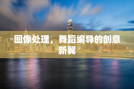 图像处理，舞蹈编导的创意新翼
