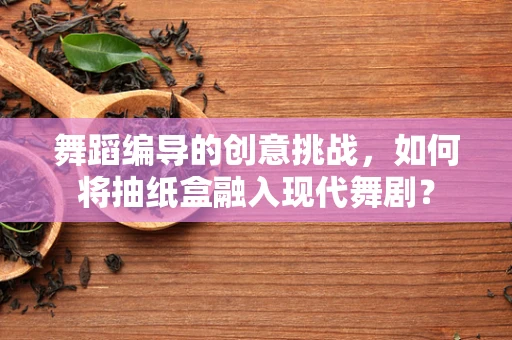 舞蹈编导的创意挑战，如何将抽纸盒融入现代舞剧？