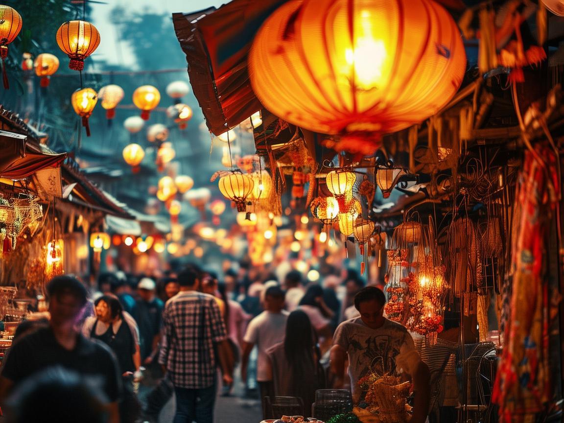 舞动夜市，文化与活力的交融