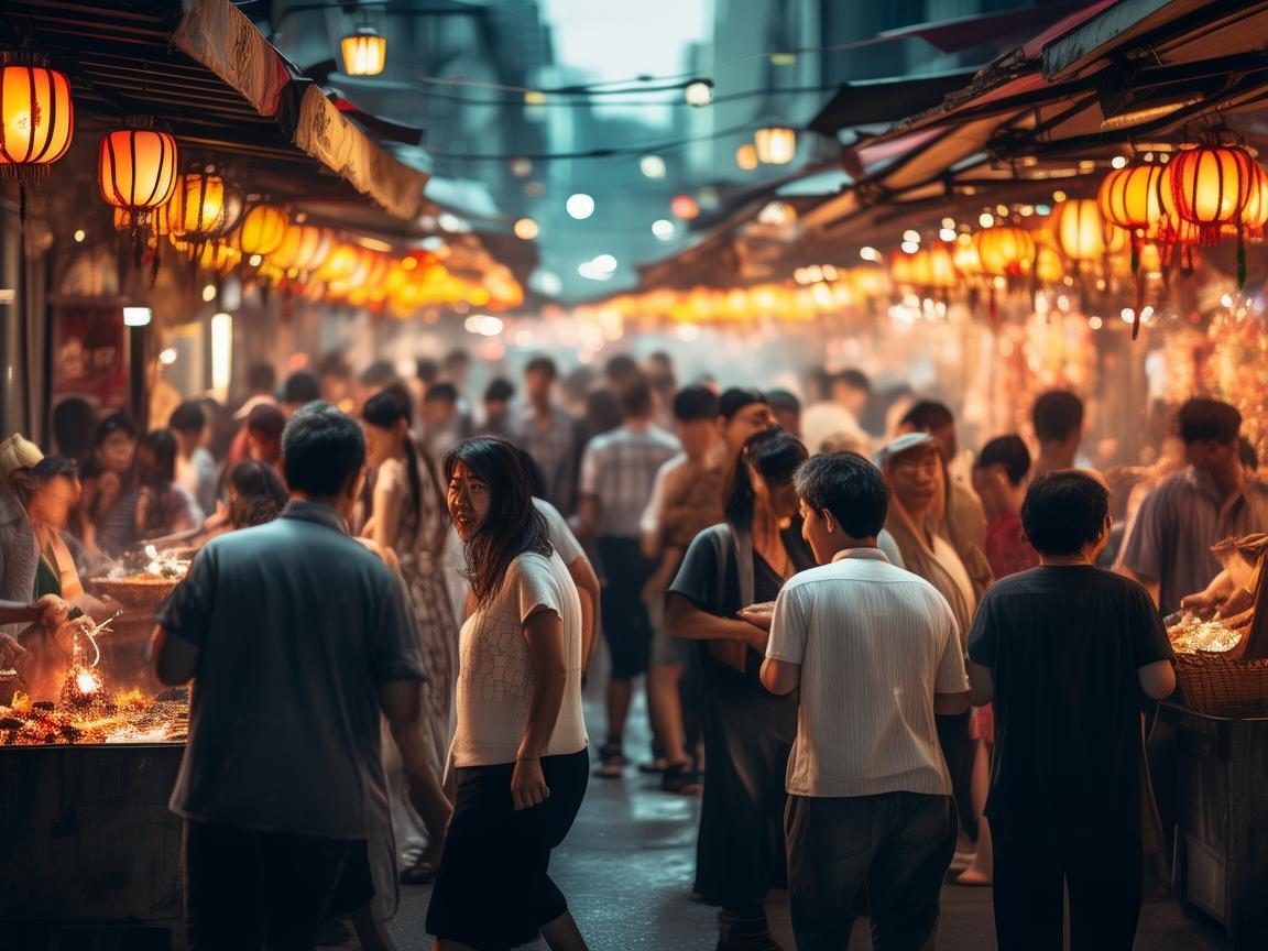 漫步夜市，舞绘人间烟火