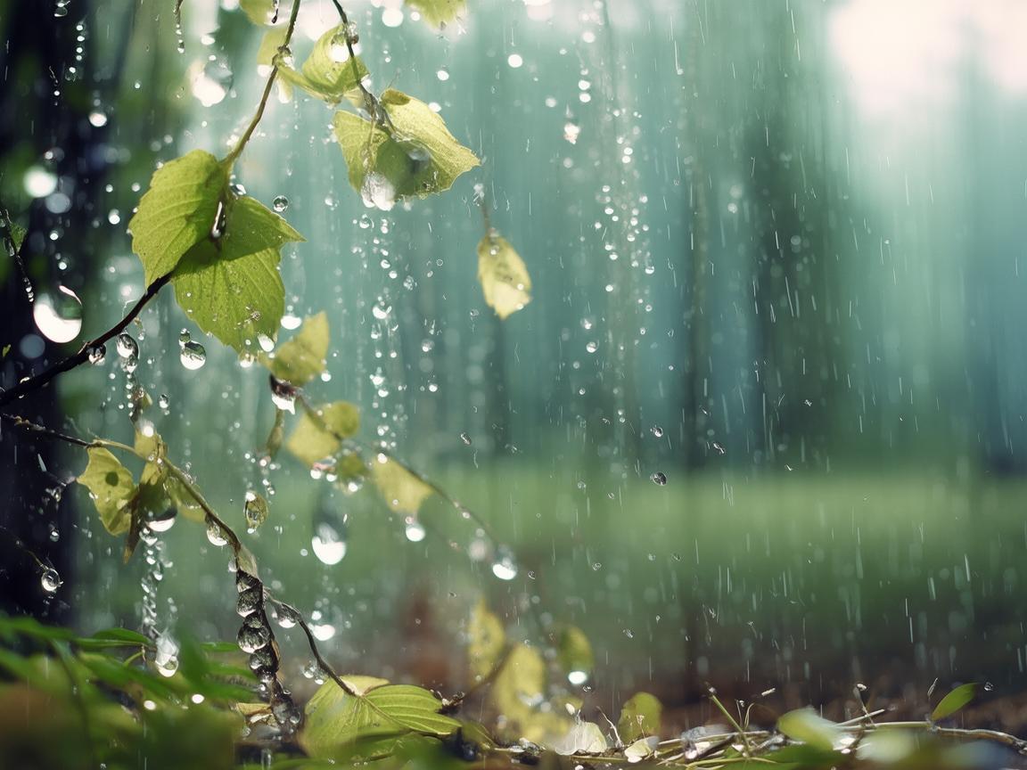 灵动雨韵，演绎雨中的梦幻之舞