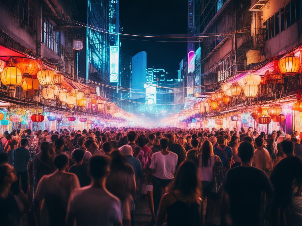 夜市音乐节，舞动城市夜之魂