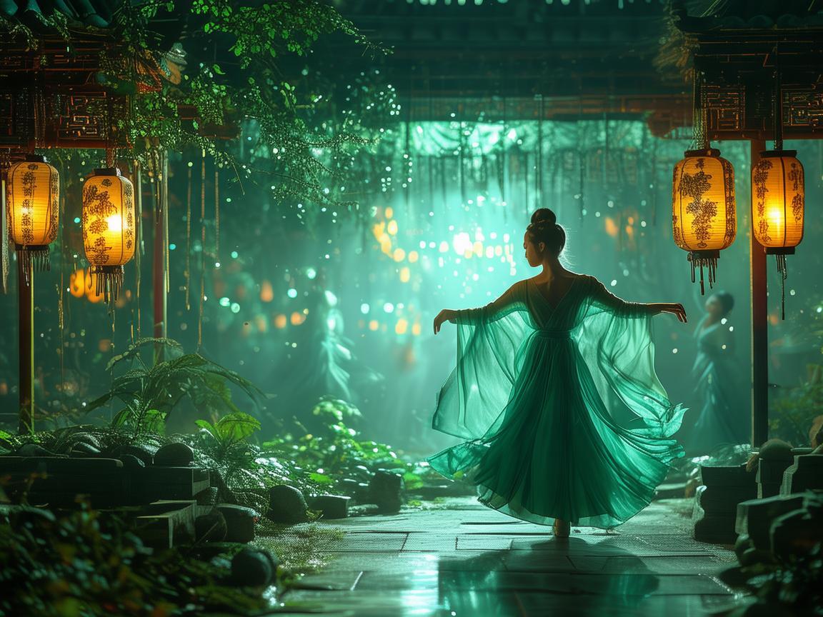 翡翠之光，如何将传统元素融入现代舞蹈编导的创意中？