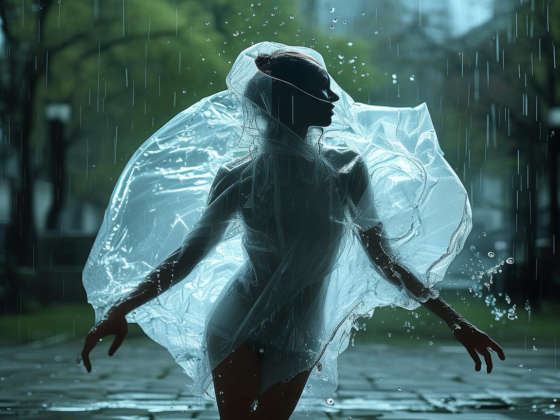 雨衣下的舞动，如何利用雨衣元素创新舞蹈表现力？