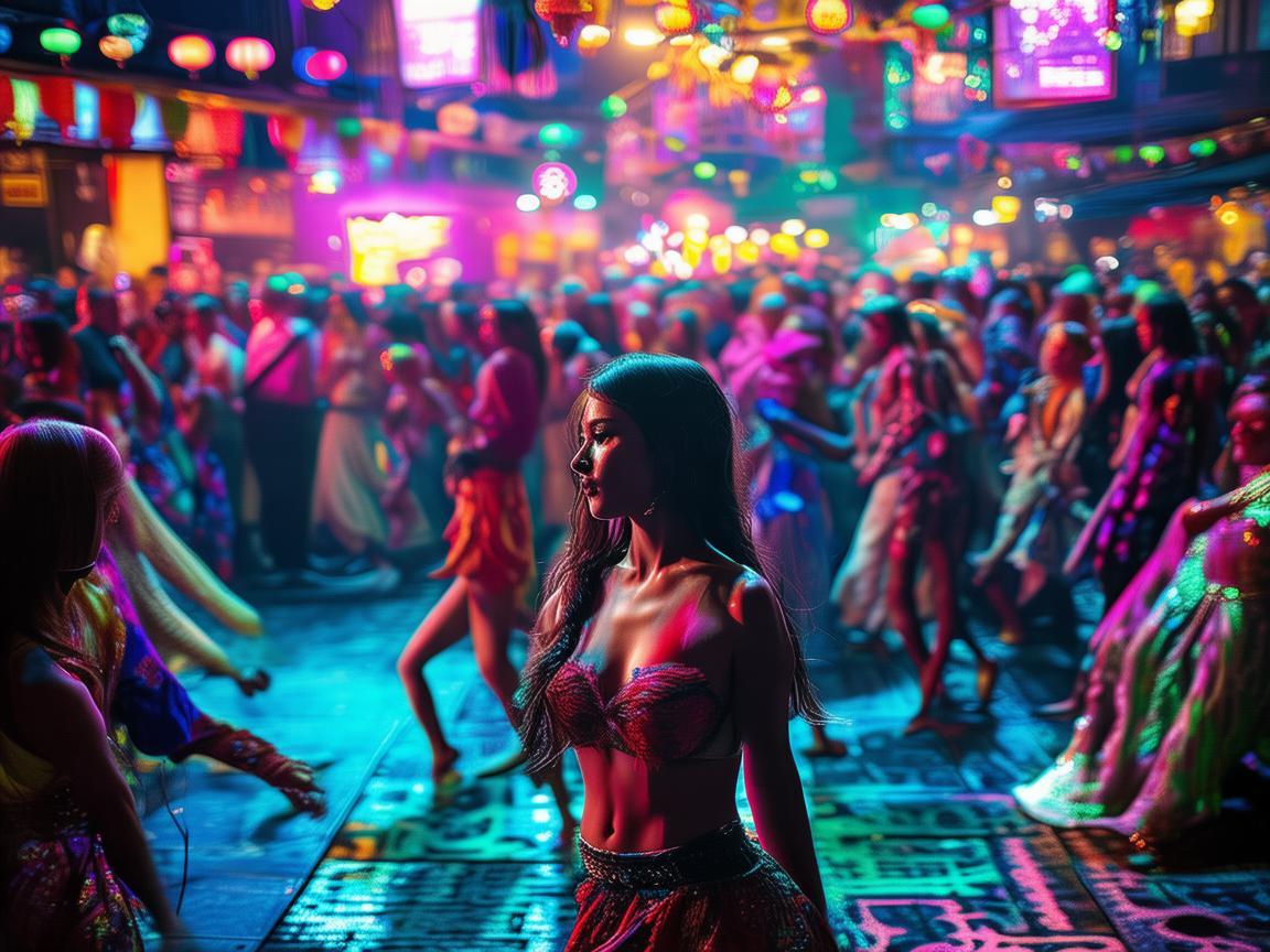 夜市音乐节，如何通过舞蹈编排营造独特的氛围？