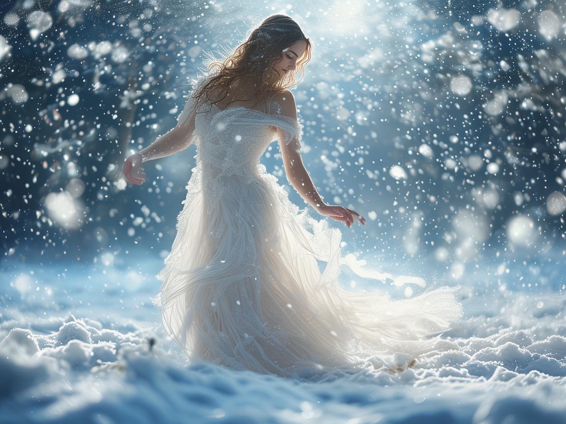 小雪纷飞中的舞蹈诗篇，如何编织冬日里的温暖旋律？
