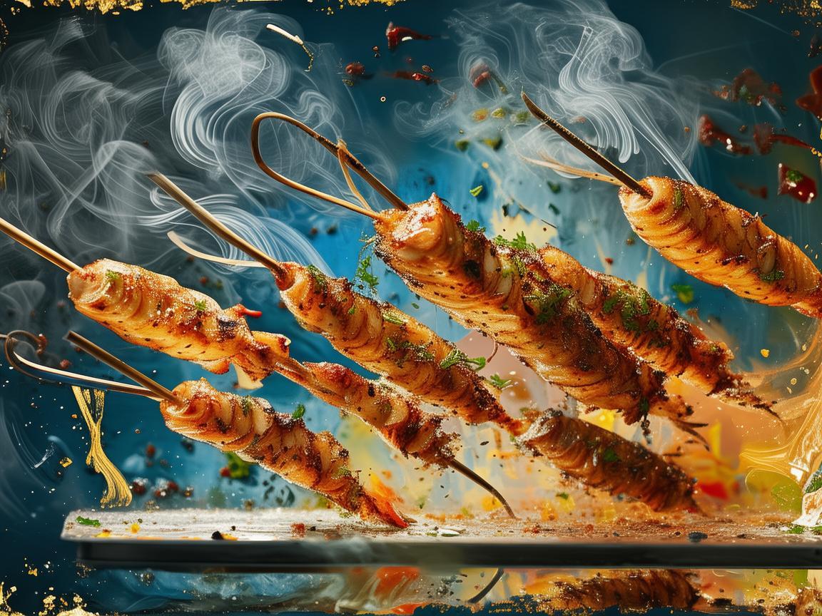 烤鱼串的舞蹈灵感，味觉与艺术的跨界融合