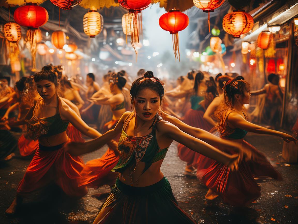 串串香舞动的味觉与视觉盛宴，如何通过舞蹈编排展现地方特色？