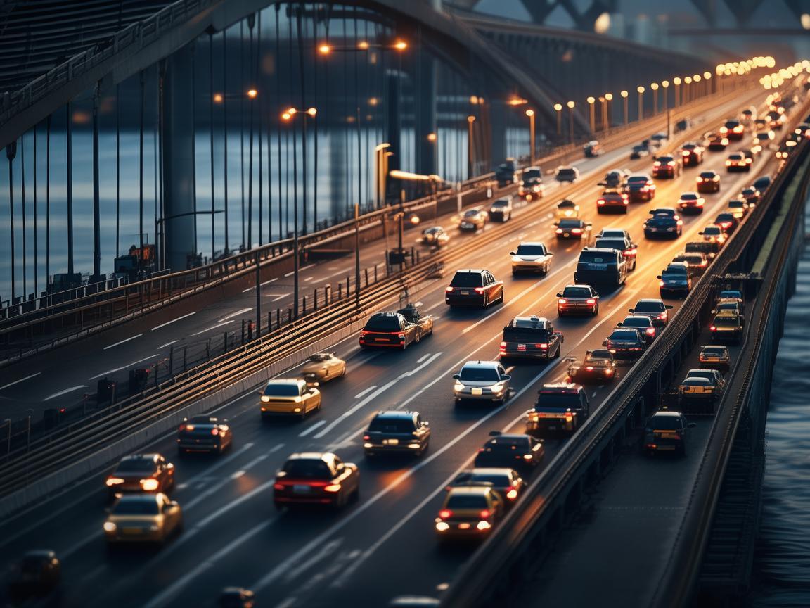 跨海大桥通行车，如何通过舞蹈编织交通流动的诗篇？