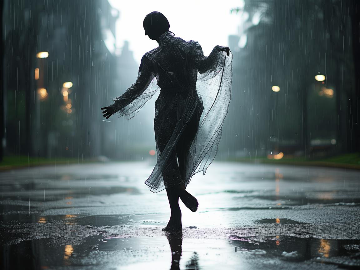 雨衣舞动，如何在舞蹈中巧妙融入雨衣元素？