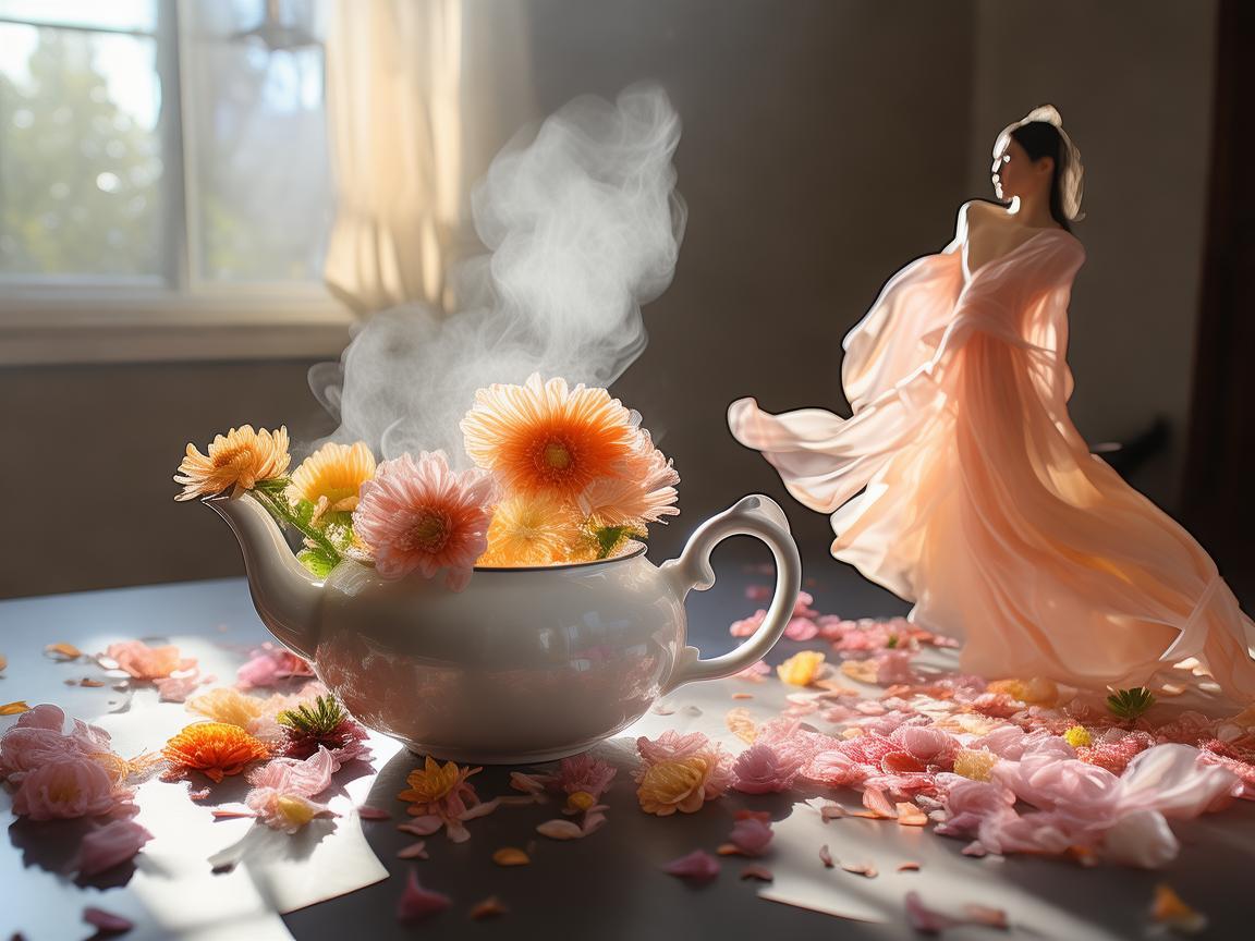 品菊花茶韵，舞灵动风姿