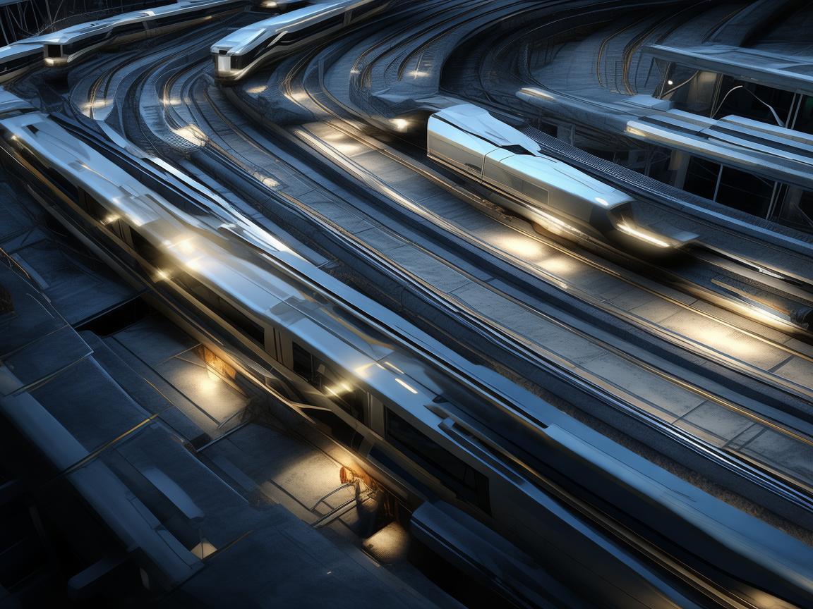 轻轨车辆段，律动与轨道交织的舞台