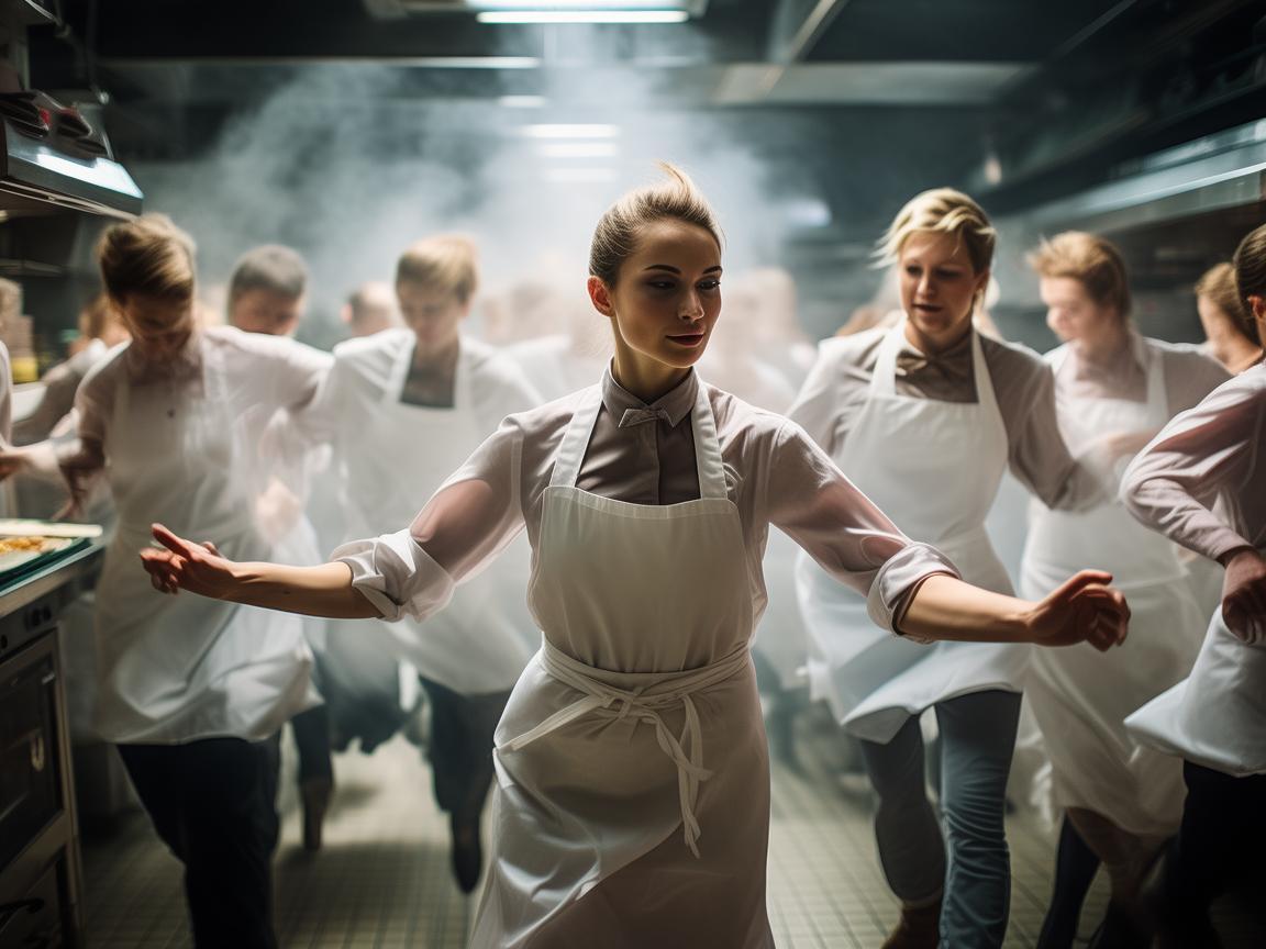 以服务员为灵感，舞出别样精彩