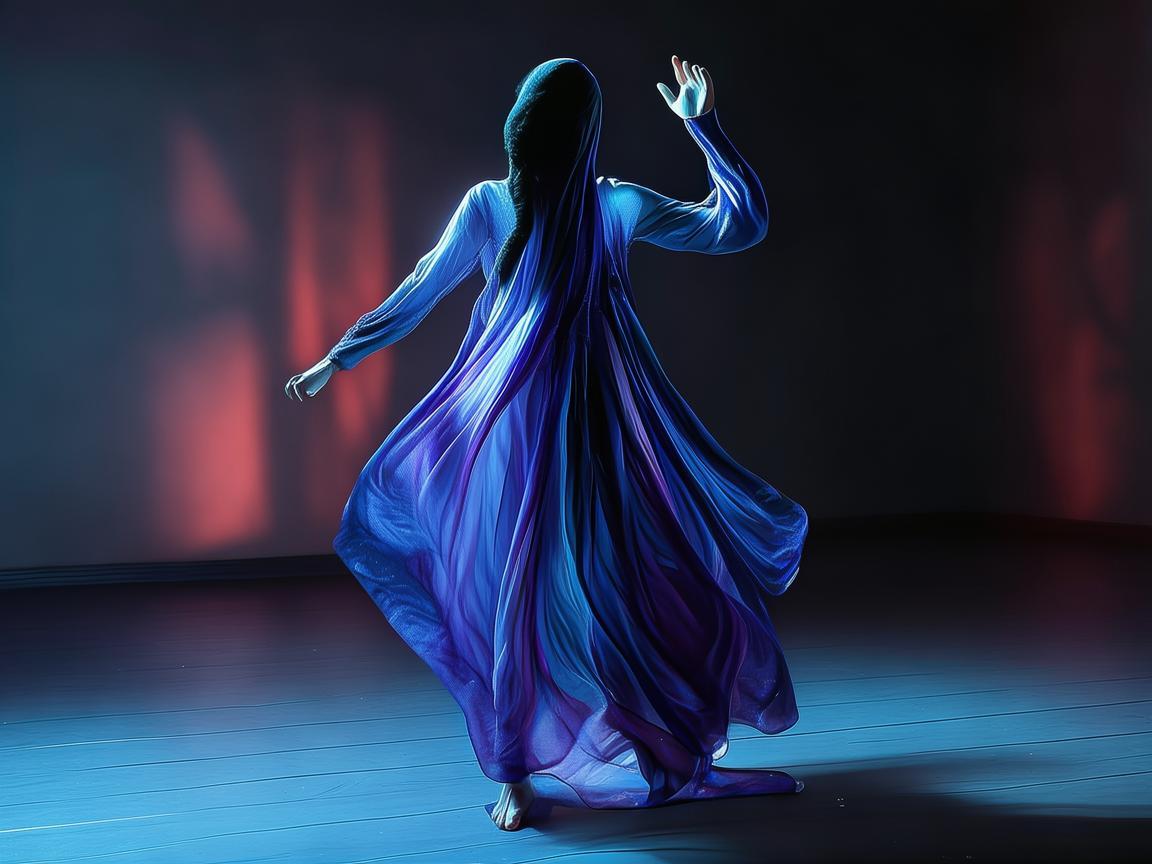 长袖上衣，舞动间的别样风情