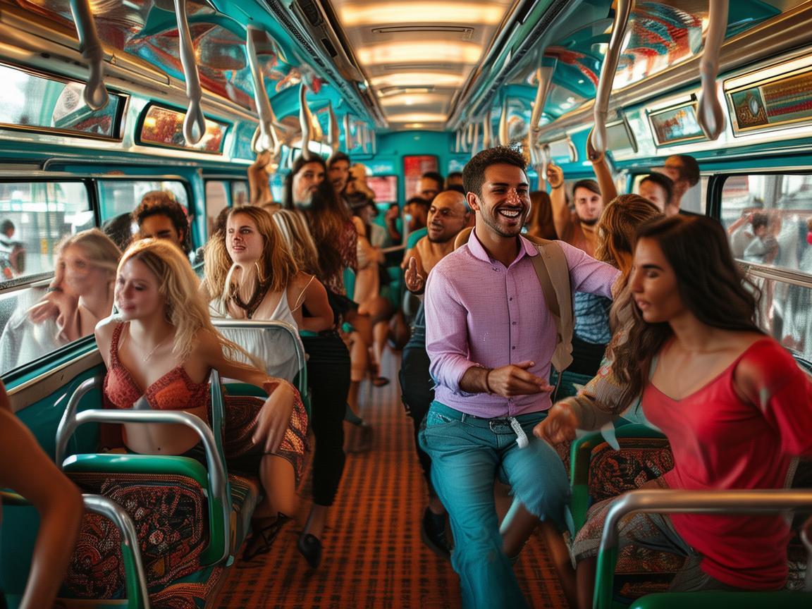 让舞蹈在无障碍公交车上绽放