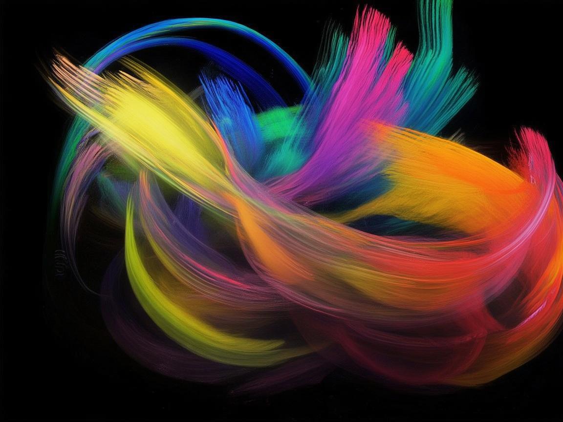 舞动刷子，绘就独特舞步画卷