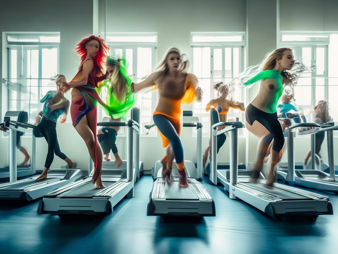 跑步机上的舞蹈创意探索
