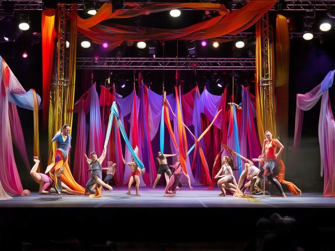 杂技演员，舞台上的多元舞者