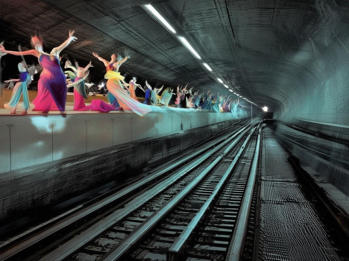 地铁之上，舞动别样精彩