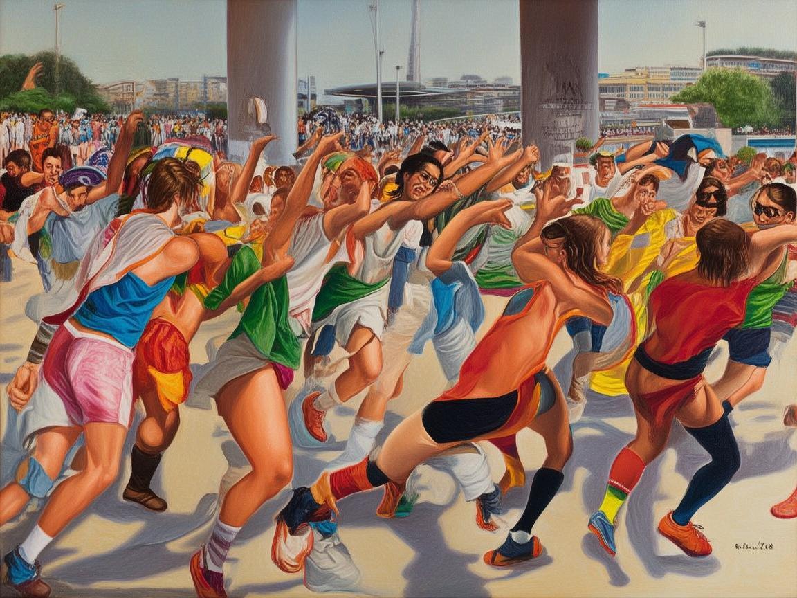 球迷的热情舞步，赛场外的别样律动