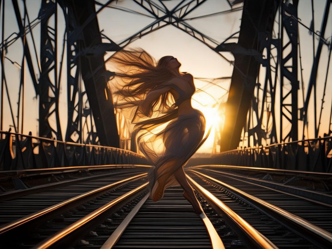 舞动于铁路桥梁之上，力与美的交融